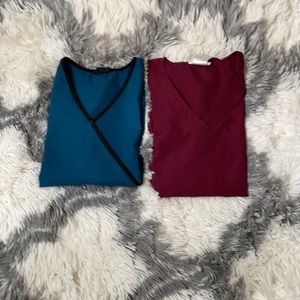 Scrub tops - small